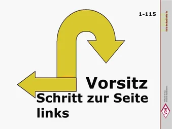 Vorsitz – Schritt zur Seite – Links
