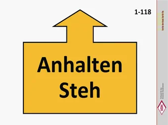 Anhalten – Steh