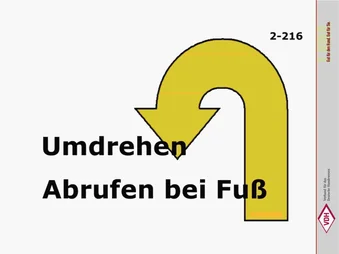 Umdrehen – Abrufen bei Fuß