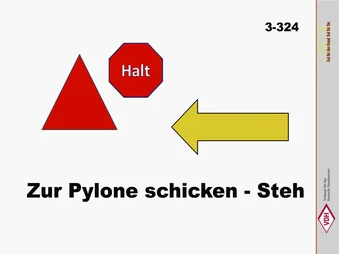 Senden zur Pylone – Steh