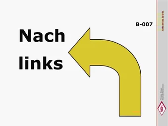 Nach links