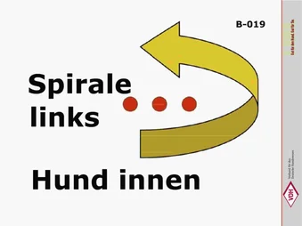 Spirale links – Hund innen