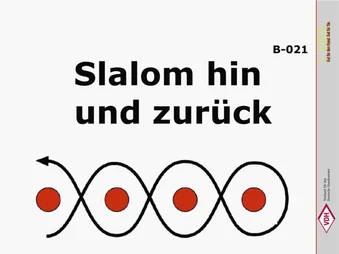 Slalom hin und zurück