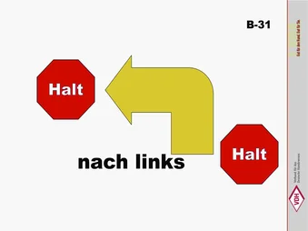 Sitz – Bogen nach links – Sitz