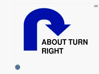 About turn right