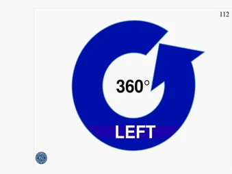 360° left
