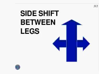SIDE SHIFT BETWEEN LEGS