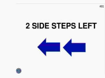 2 SIDE STEPS LEFT