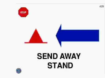 STOP, SEND AWAY, STAND, WALK FORWARD, RECALL