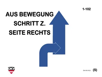 Aus der Bewegung – Schritt zur Seite rechts