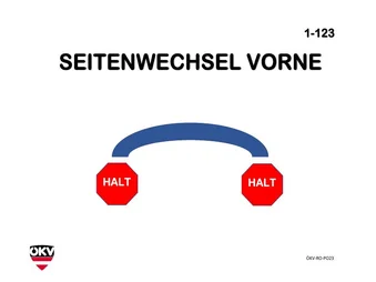 Halt-Seitenwechsel vorne - Halt