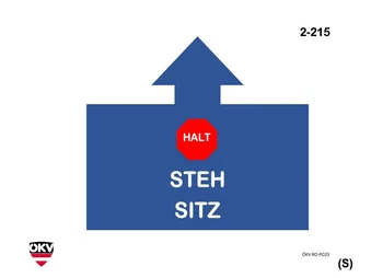 Halt - Steh - Sitz