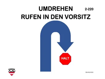 Umdrehen - Abruf in Vorsitz