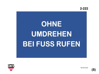 Halt - Ohne Umdrehen bei Fuß rufen