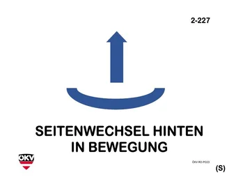Seitenwechsel hinten in Bewegung