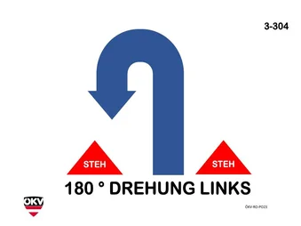 Steh-180°-Drehung links - Steh