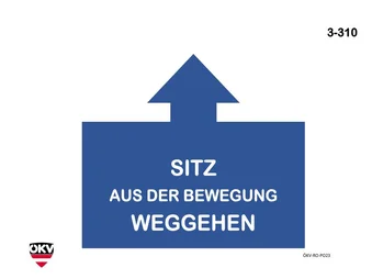 Sitz aus der Bewegung - Weggehen