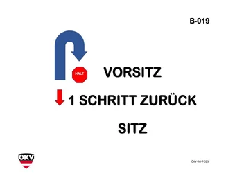 Vorsitz – 1 Schritt zurück – Vorsitz