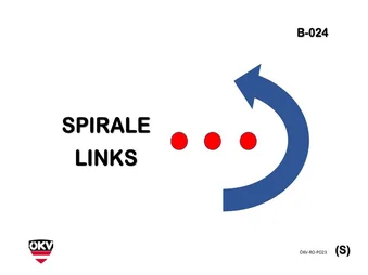 Spirale links – Hund innen