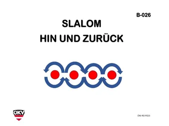 Slalom hin und zurück